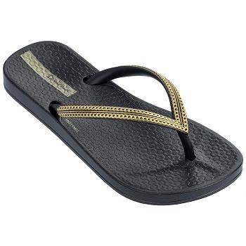 Ipanema Flip Flops Kids Anatomica Metallica Black 145723UAG Ireland